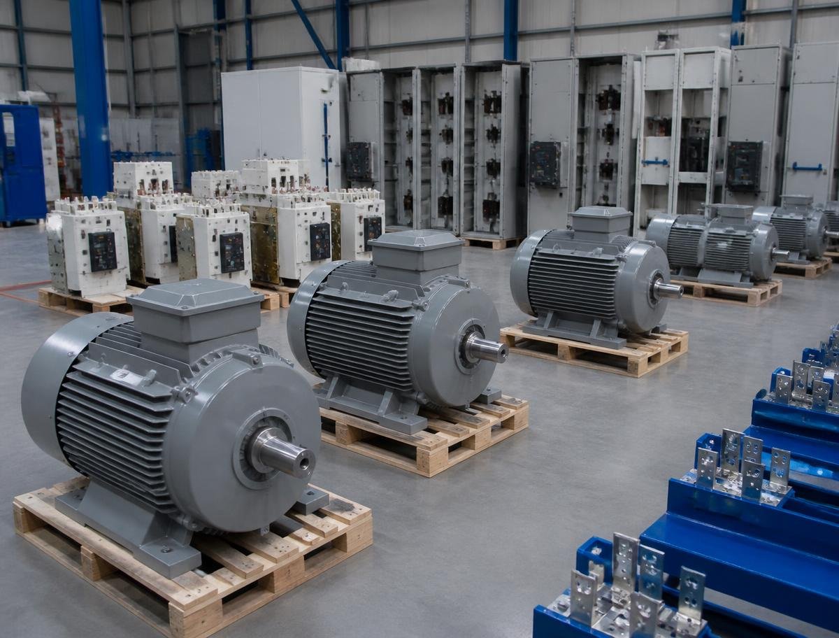 Electrical equipment staging