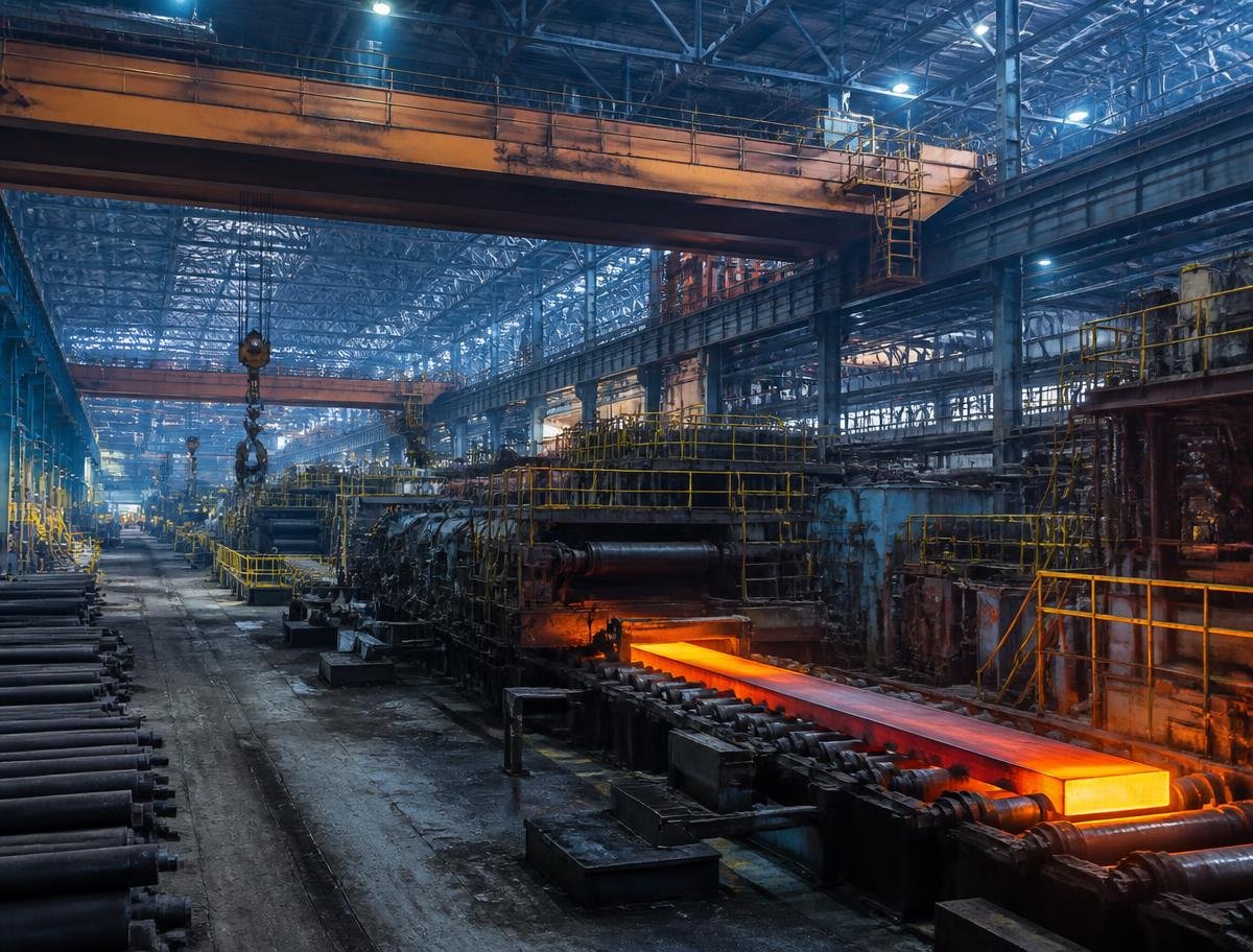 Steel industrial environment